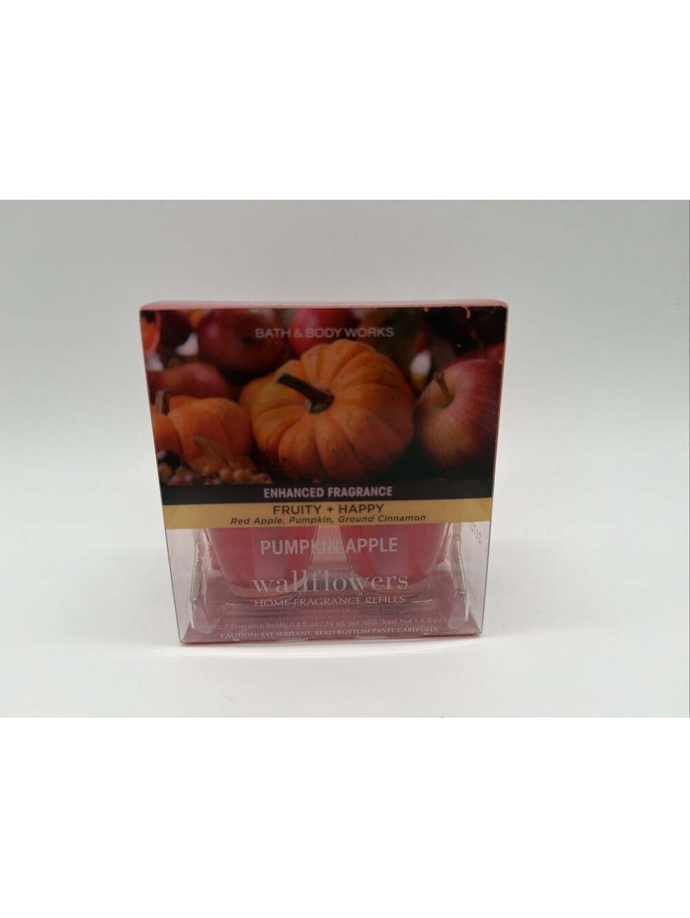 New Bath & Body Works Wallflowers Refills 2 Pack~ Pumpkin Apple